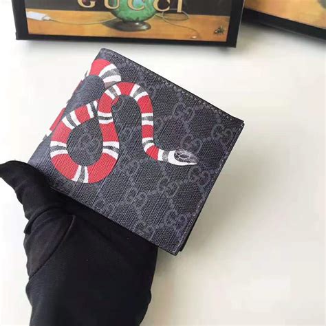 kingsnake gucci cap|gucci men's wallet snake.